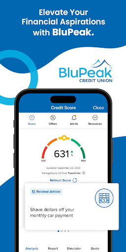 BluPeak Credit Union Mobile Screenshot 1 - AppWisp.com