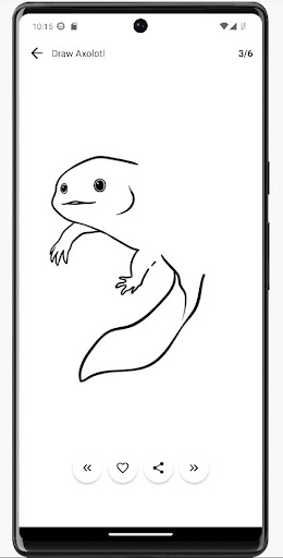 How to Draw Axolotl Easy Screen 2