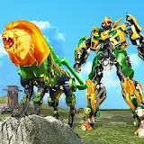 US Army Transform Robot Angry Lion Attack Games icon