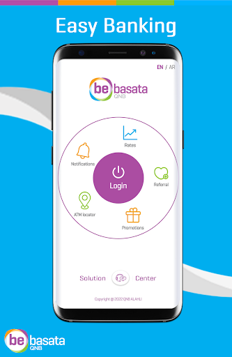 Android application QNB bebasata screenshort