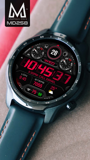 MD258 Digital watch face screenshot 9