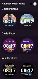 Abstract Watch Face App