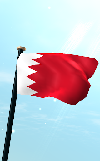 Bahrain Flag 3D Live Wallpaper