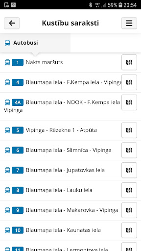 Rēzeknes Satiksme Screen 2