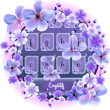 Purplish Cherry Blossom Keypad icon