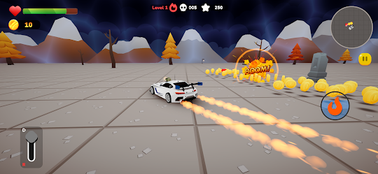 Car Battle Chase - 3D Shooting