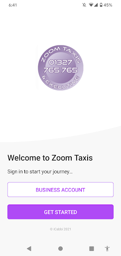 Android application Zoom Taxis screenshort