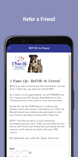 2 Paws Up Screen 3