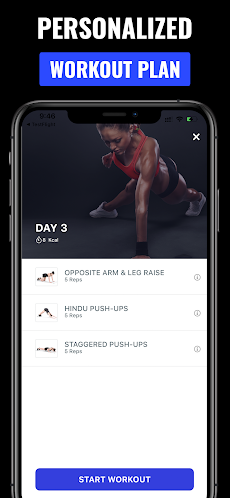 30 Day Push Ups Challenges ~ Bのおすすめ画像4