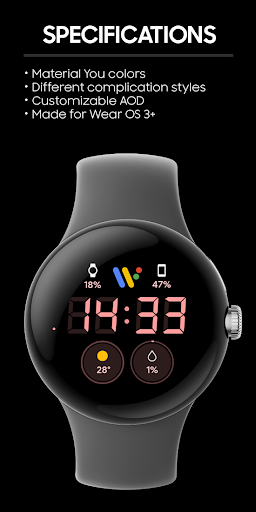 JHW Digital Bits 3: Watch face Screen 2