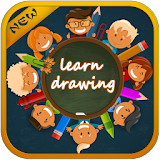 drawing cartoon for children icon