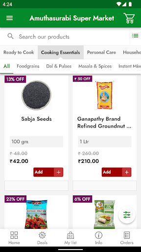 Amuthasurabi Super Market Screen 2