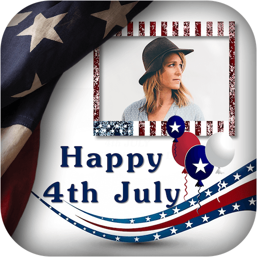 4th July GIF Photo Frame - 4th