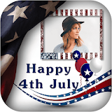 4th July GIF Photo Frame / 4th of July Photo Frame icon