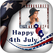 4th July GIF Photo Frame / 4th of July Photo Frame