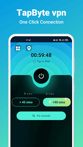 Android application TapByte Net Proxy screenshort