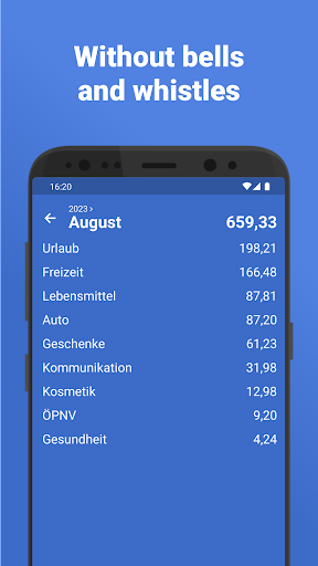Simple Expense Manager Tracker Screen 2