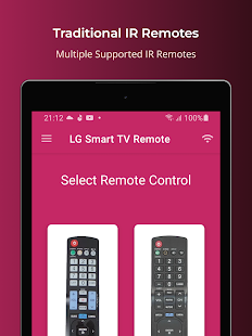 LG Universal TV Remote Screenshot