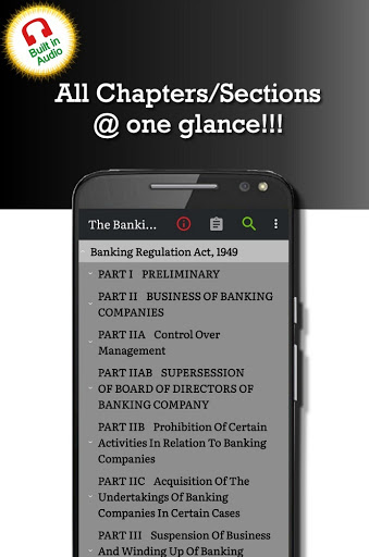 Android application Banking Regulation Act 1949 screenshort