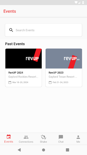 Screenshot of RevUP