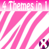 White Zebra Complete 4 Themes icon