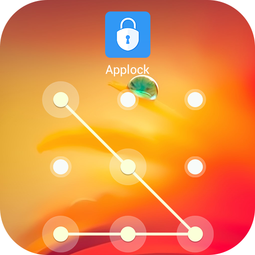 AppLock Theme Green Dewdrop logo