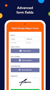 Jotform Mobile Forms: Forms képernyőkép létrehozása