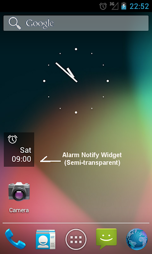 Android application Alarm Notify screenshort