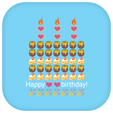 Emoji Keyboard - Birthday Art icon