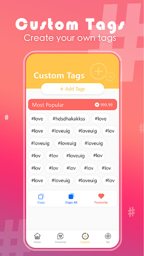 Toktags-Get followers & likes Screen 3