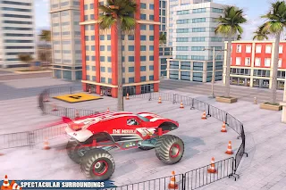 Monster Truck Parking Dirt Sim - Screenshot 1