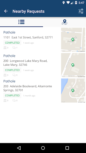 Seminole311 App Screen 3