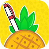Shoot a Pineapple Apple Pen icon