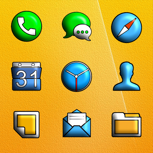 Crispy 3D - Icon Pack Screen 2