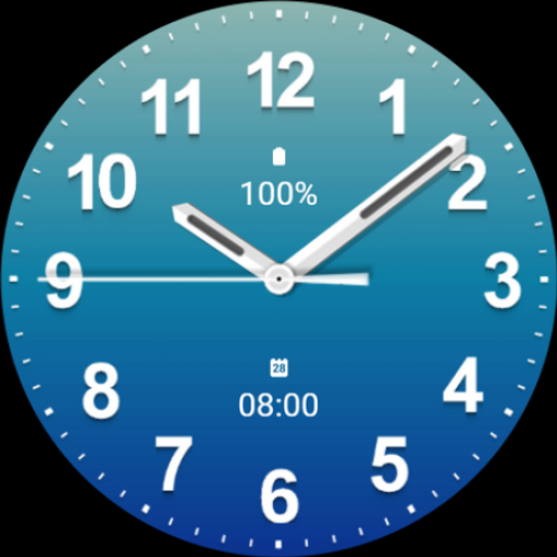 Casual Ocean Blue Watch Face logo