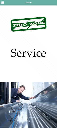 Android application Zero Zone Service screenshort
