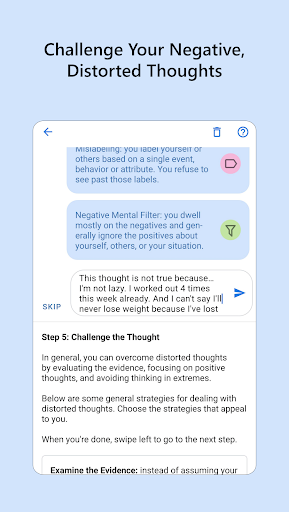 Screenshot of CBT Anxiety & Wellness Journal