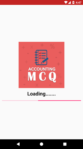 Android application Accounting - MCQ screenshort
