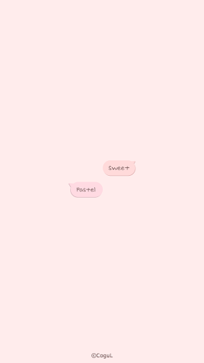 Android application 카카오톡 테마 - 달콤 파스텔_피치피치 screenshort