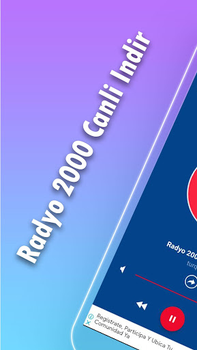Android application radyo 2000 canli indir App TR screenshort