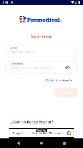 Android application Facmedical screenshort