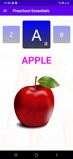 Preschool Essentials Screen 2