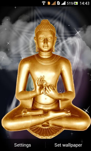Lord Buddha Live Wallapaper Screen 2