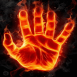 Hand of Fire Live Wallpaper icon