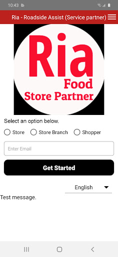 Android application Ria Food SELL Food screenshort