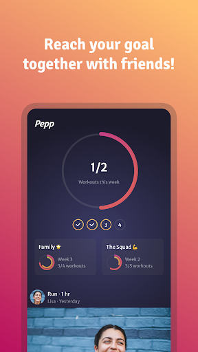 Pepp - Workout together Screen 2