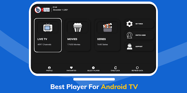 IPTV BLINK PLAYER android 8