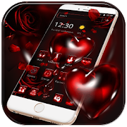 Red Rose Bleeding Heart Theme  Icon
