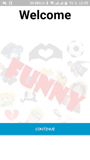 Android application Funny Stickers screenshort