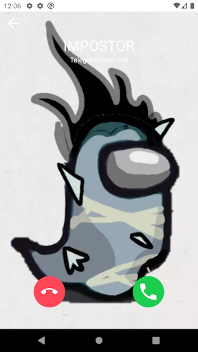 Among US fake call - call from impostor and crewma